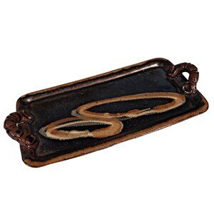 MARGARET & RICK FITCH Studio Art Pottery Serving Tray Mid-Century Modern STYLE